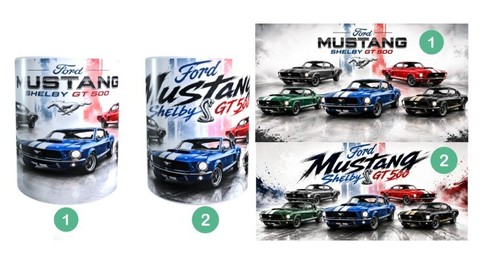Mug ford mustang shelby - mug,
