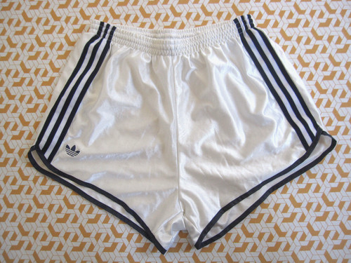 Short adidas vintage - short, blanc