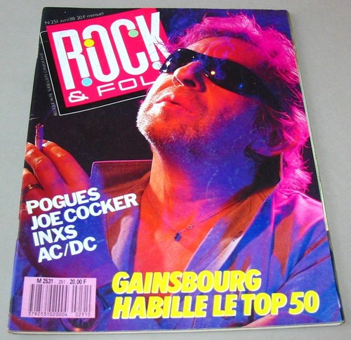 Rock folk 251 - rock, gainsbourg