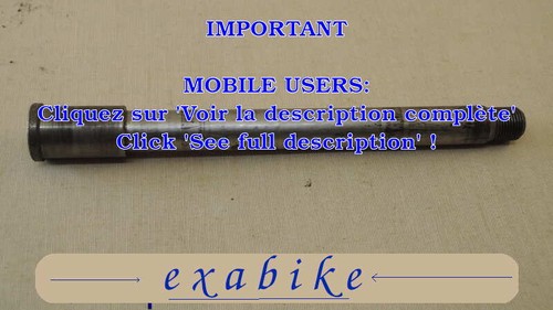 Axe roue avant pour - de,
