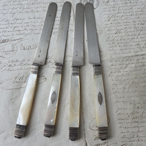 Couteaux lames argent - lames,