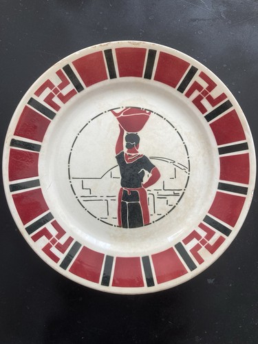 Assiette ancienne basque - ancienne,