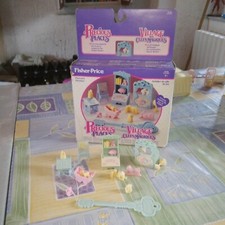 PRECIOUS PLACES village aux clefs magiques FISHER PRICE 1988 PLAYROOM FURNITURE