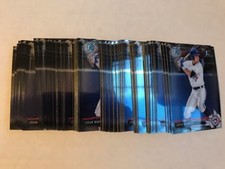 Lot (75) LOGAN WARMOTH Blue Jays 2017 Bowman Draft Chrome cards ALL CHROME