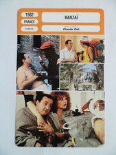CARTE FICHE CINEMA 1982 BANZAI