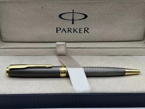 Silver grid parker - grid,