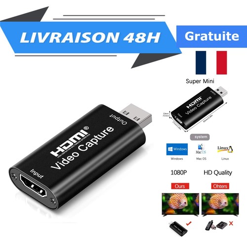 Carte capture vidéo hdmi - vidéo,