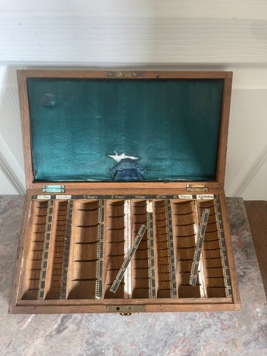 Ancien boite bois rangement - boite,