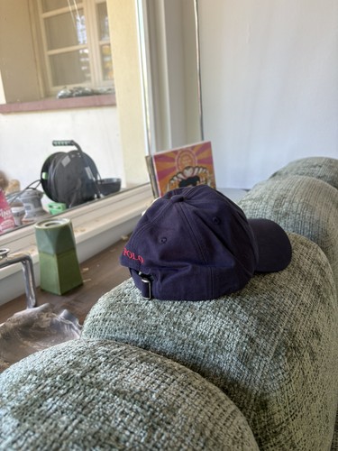 Casquette ralph lauren bleu - casquette,