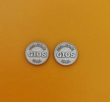 Gios Torino Fork silver coins caps rare Nos Vintage Super Record