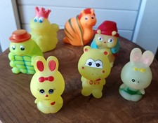 Vintage 80s 7 figurines