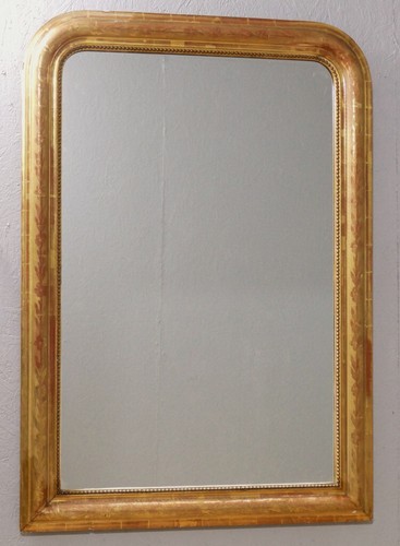 Miroir cheminée bois - miroir,