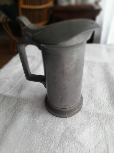Pot etain 6 - 6, hauteur