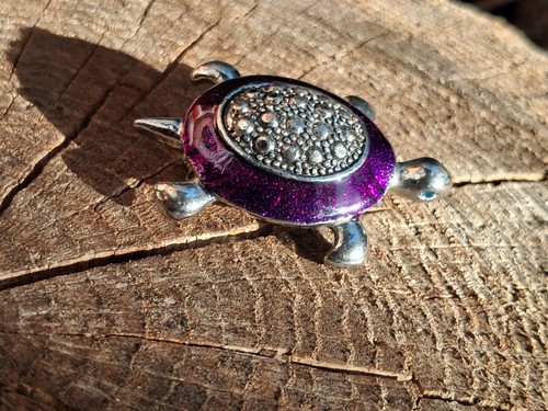 Broche tortue vintage - broche,