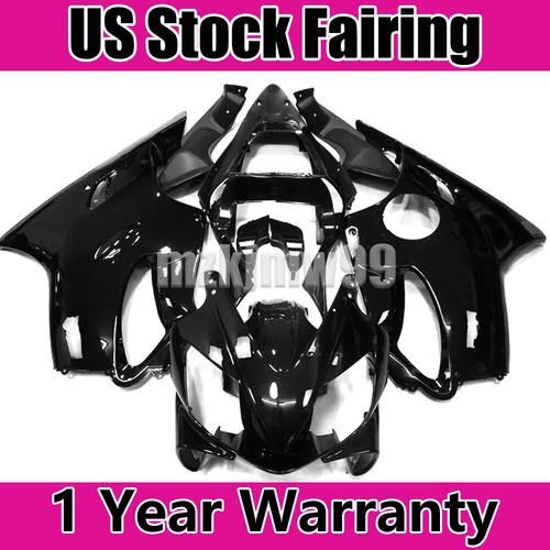 Glossy black injection fairing - black,