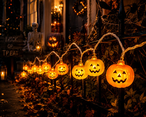 Guirlande lumineuse halloween - guirlande,