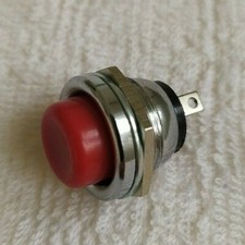 Interrupteur Bouton Poussoir Momentané 1A (fixation diamètre 16mm)