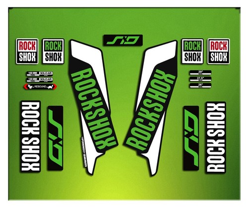 Autocollants fourche rock - autocollants,
