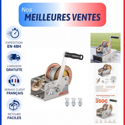 Vevor treuil manuel câble - vevor,