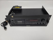 Vintage 1990s Denon DRM-550 Stereo HiFi Cassette Deck with Rack Mount