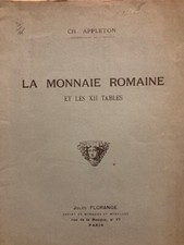 Ch. Appleton: La Monnaie Romaine et les XII Tables