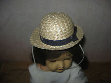 Antique Braided Straw Hat for Antique Early 20th Century or Art Deco Doll.