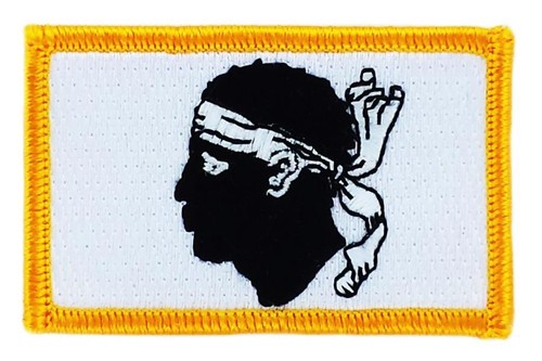 Patch écusson brodé drapeau - patch,