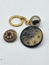 ZP - lot vintage broche grenat