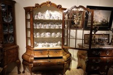 Dutch vitrine cabinet incl complete 202 pcs MEISSEN coffee tea set TOP condion !