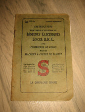 Notice mode d'Emploi ancienne