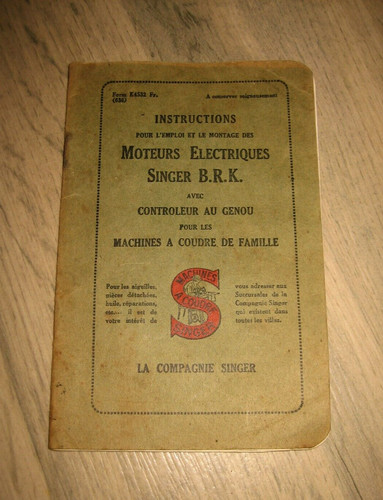 Notice mode emploi ancienne - mode, d'emploi