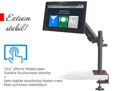 15,6 " 39cm Parfait Caisse Enregistreuse Moniteur Tactile Fonctionnement Continu