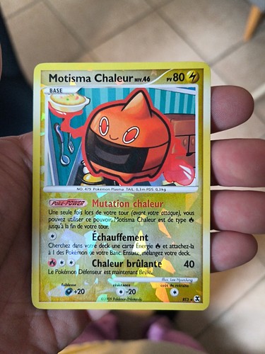 Carte pokémon motisma - carte,