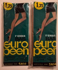 2 paires de bas nylon RHT