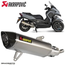 Pot échappement YAMAHA XMAX 300 X-Max 2023-2024 AKRAPOVIC Titane S-Y3SO3-HRSS