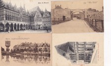 Lot de 4 cartes postales