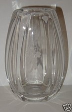 SIGNE KOSTA B-W 197 BERGH. VASE EN CRISTAL. KRISTAL SUEDOIS
