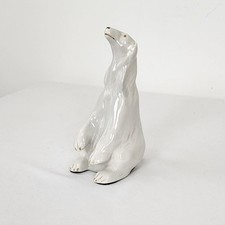Royal Dux Czech Porcelain Hand Painted Polar Bear #422 Rare Signed Collectible