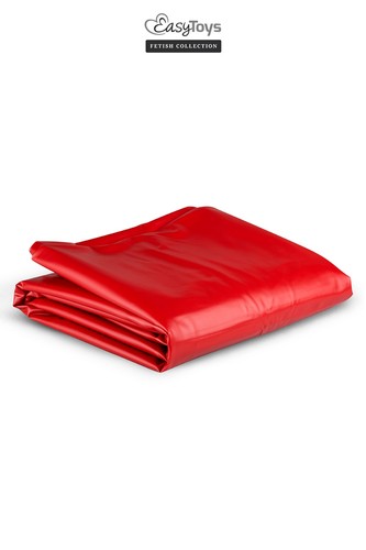 Drap vinyle rouge easytoys - drap,