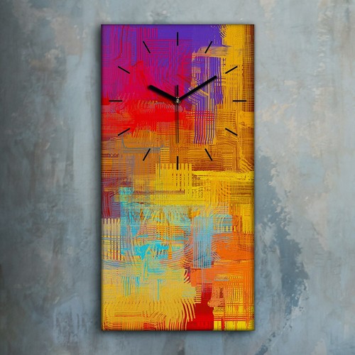 Horloge décorative sur toile