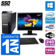 PC Tour Lenovo M91p Ecran 22"