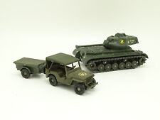 Solido Militaire Armée 1/50 - Lot Char Tank US M47 Patton + Jeep et remorque