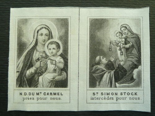 Image pieuse scapulaire - image, en