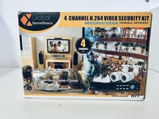 Global Surveillance 4 Channel Video Security Kit