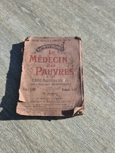 Livre ancien médecin des - ancien,
