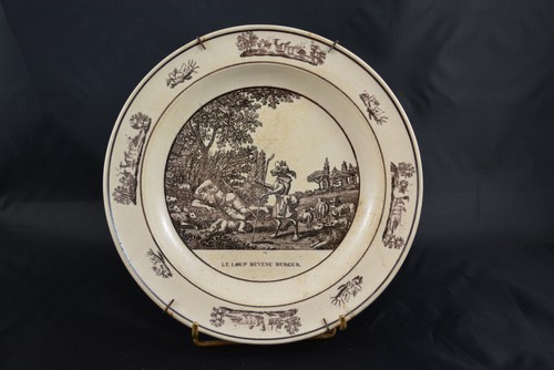 Assiette montereau loup - assiette, le