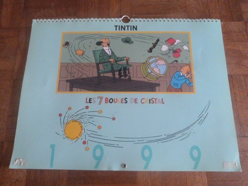 Calendrier spirale tintin les - tintin,