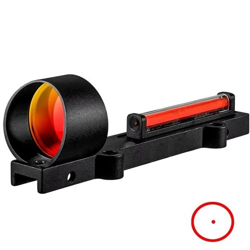 Red dot fibre - red, rouge