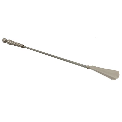 Chausse pied métal argent - chausse-pied,
