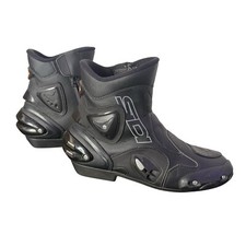 SIDI Apex Boots Black Size 44 US 9.5 - 10 Motorcycle Racing Sport Bike NO INSOLE